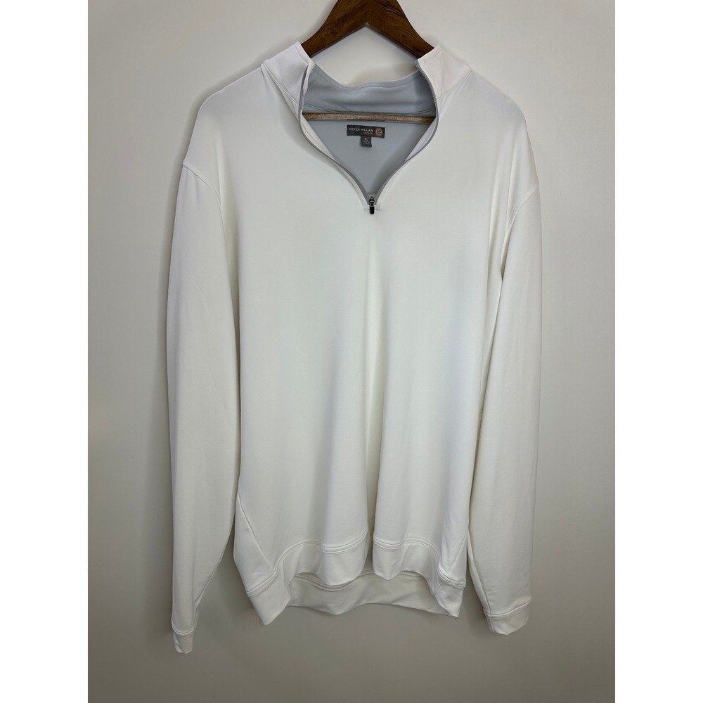 Peter Millar Quarter Zip Perth Performance Stretch Wicking Men's XL Pullover - Picture 15 of 15